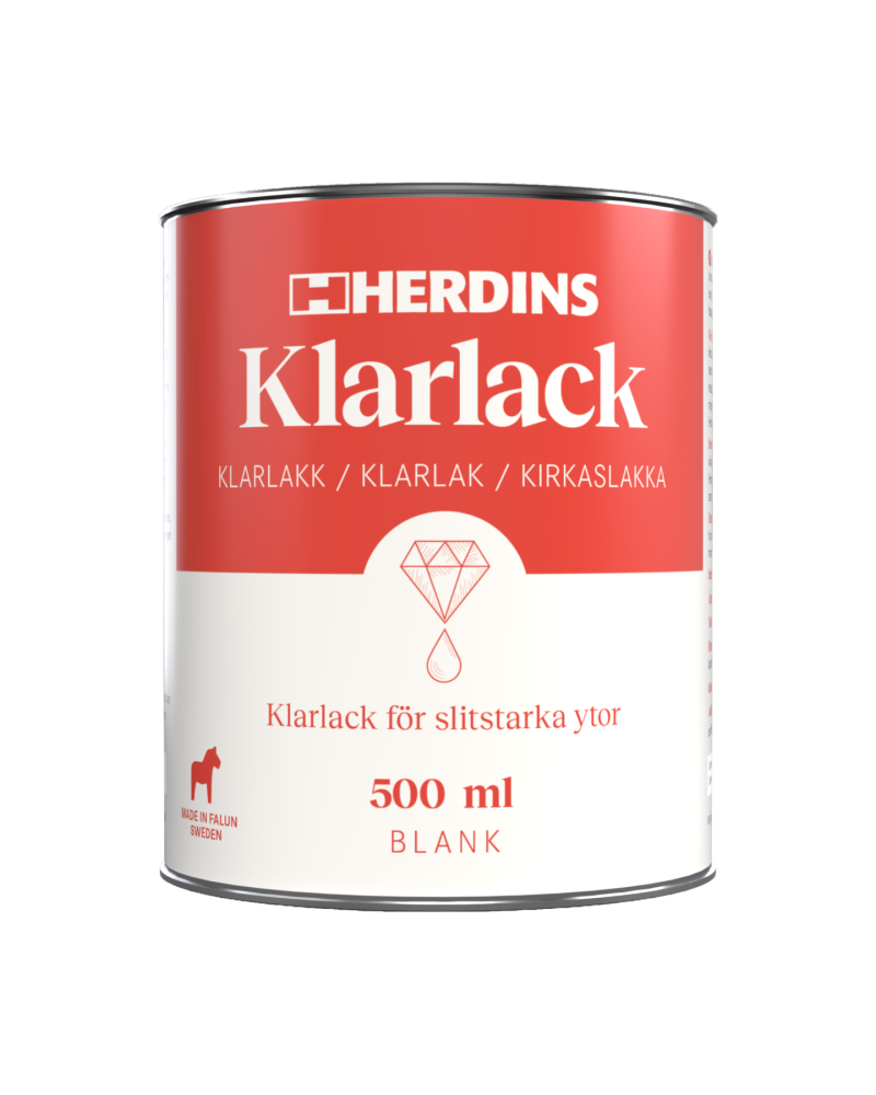 KLARLACK HERDINS BLANK 500ML (NY)