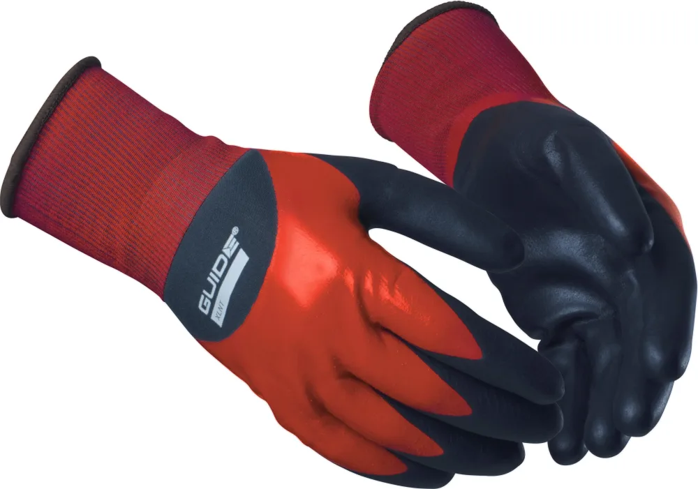 Guide Gloves 9503 Handske nitrildopp, oljegrepp, touch 10