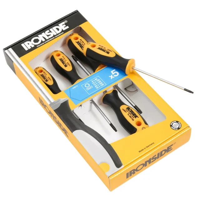 Ironside 120513 Skruvmejselsats 5 delar, torx