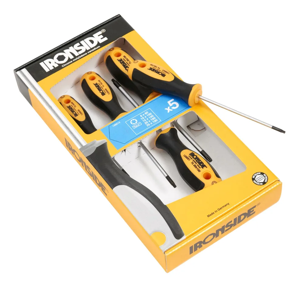 Ironside 120513 Skruvmejselsats 5 delar, torx