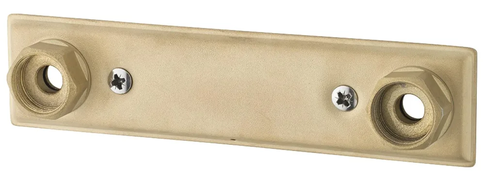Mora 630282.66 Blandarfäste M26x1,5 150 c/c, rå mässing 15 mm - Bild 2