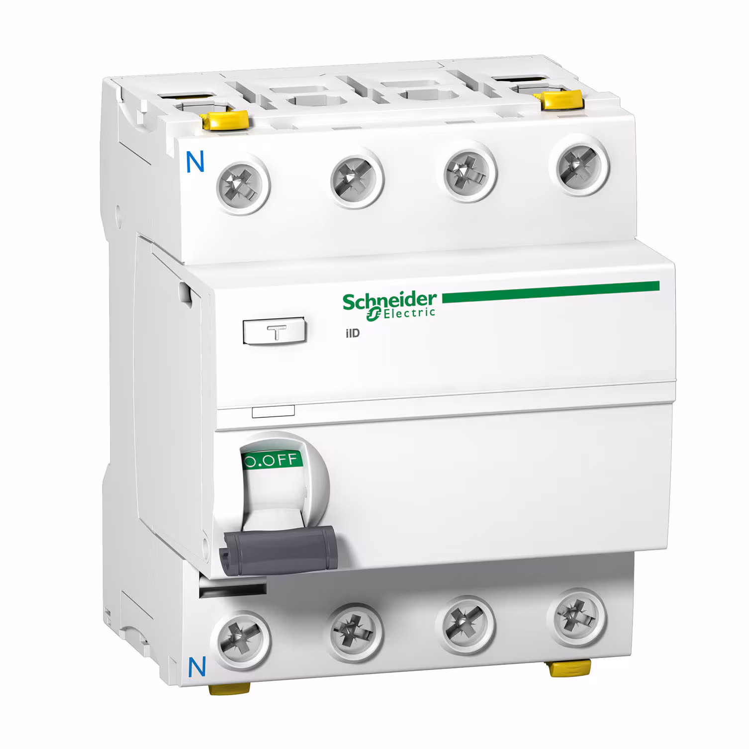 Kjøp Schneider Electric Jordfeilbryter (RCCB), Acti9 iID, 4 P, 63 A, 30 mA, 415 V A, klasse A