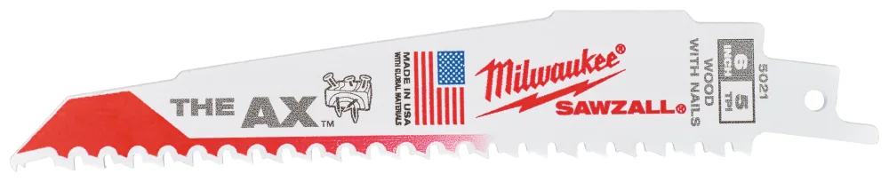 Milwaukee AX DEMO 300X5T Tigersågblad 5T, 5-pack 300 mm