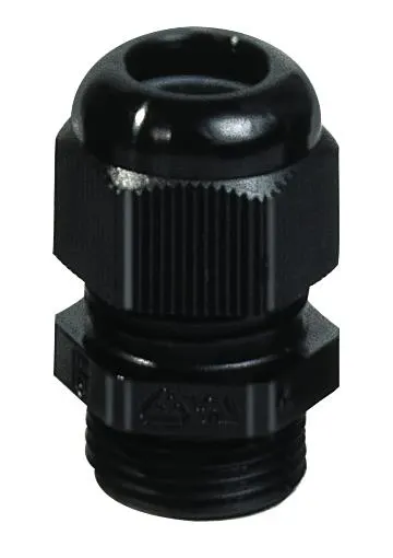 Rutab 1476122 Förskruvning svart, med tätningsring M16 x 5-10 mm