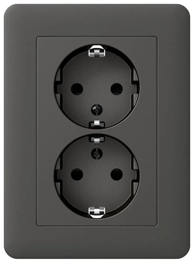 Schneider Electric WDE008487 Vägguttag 2-vägs