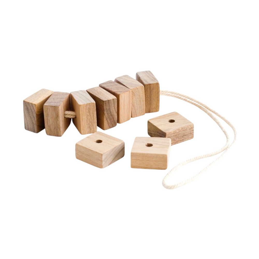 Bosign doftblock i vit cederträ på snöre, 10-pack