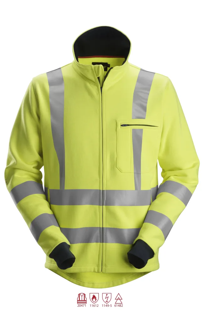 Snickers Workwear 2864 ProtecWork Jacka varsel, gul XXL
