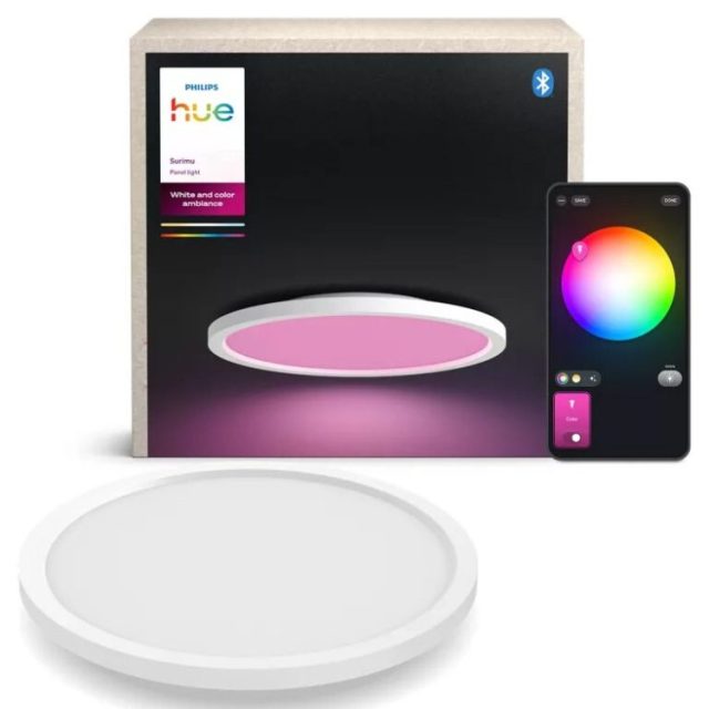 Kjøp Philips Hue Taklampe Surimu HUE, rund, 39,5 cm, 40W, hvit