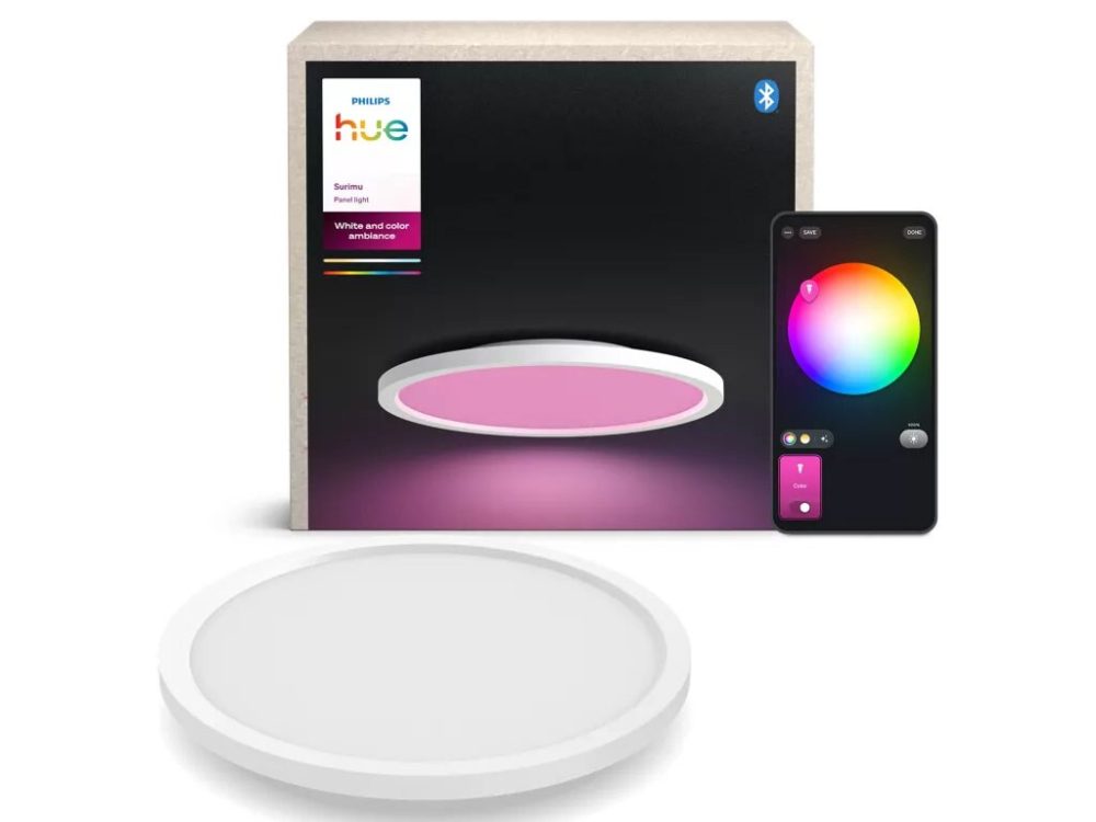 Kjøp Philips Hue Taklampe Surimu HUE, rund, 39,5 cm, 40W, hvit