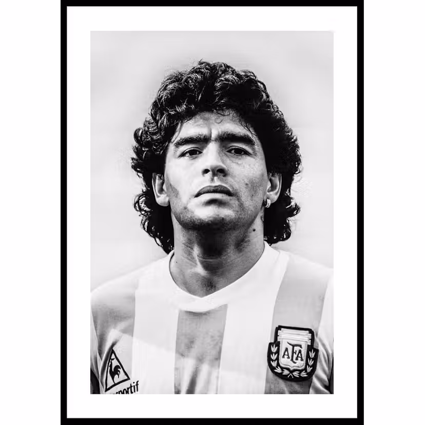 Poster Gallerix Diego Armando Maradona 1988 21x30 cm