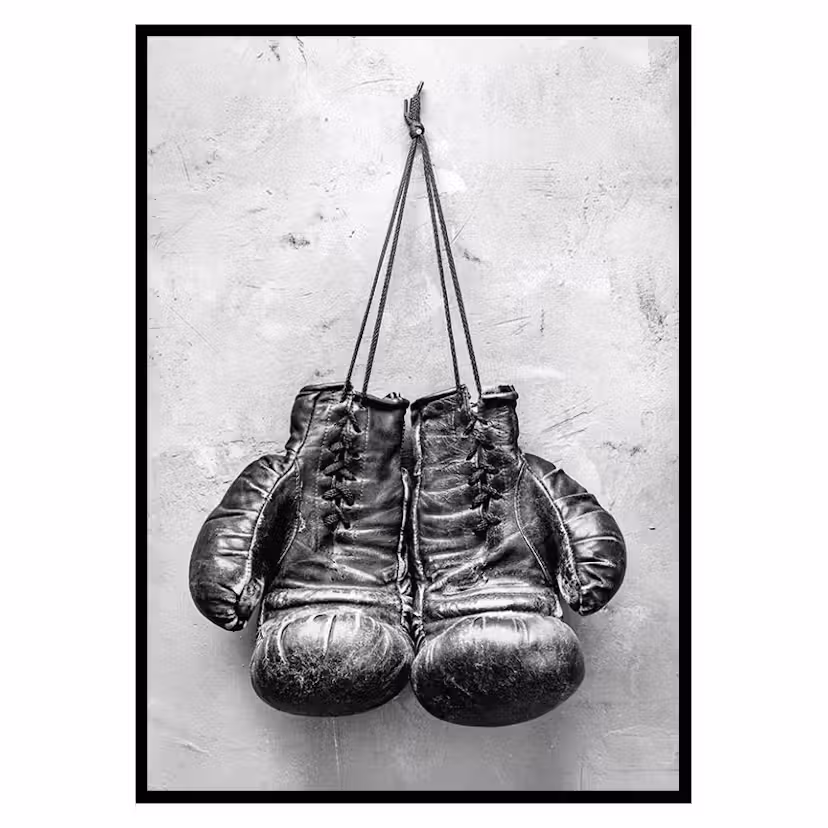 Poster Gallerix Worn Boxing Gloves Storlek: 30x40 cm
