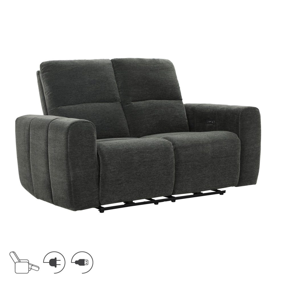Reclinersoffa Ödmark 2-sits med elektrisk mekanism
