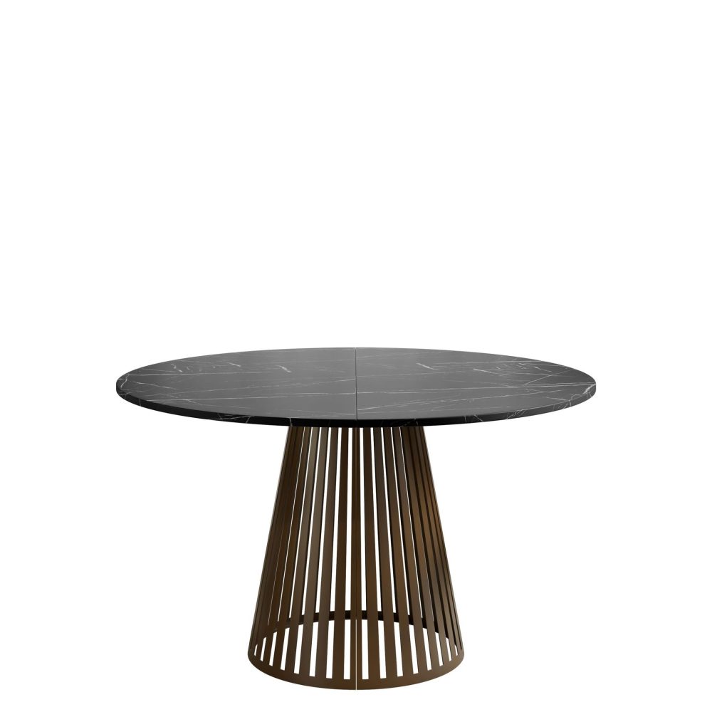 Beylen Matbord Rund Förlängningsbart 120-196 cm