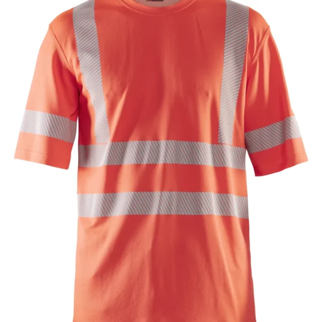 Blåkläder 352225375500L T-shirt varsel, röd L
