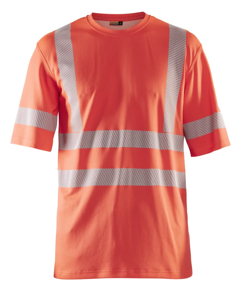 Blåkläder 352225375500L T-shirt varsel, röd L