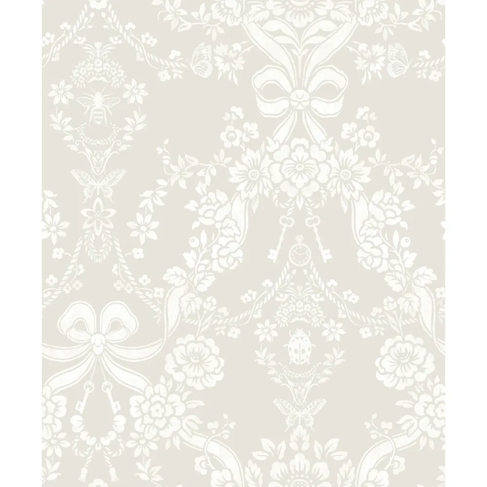 Tapet Imaginarium III Bow Damask Taupe