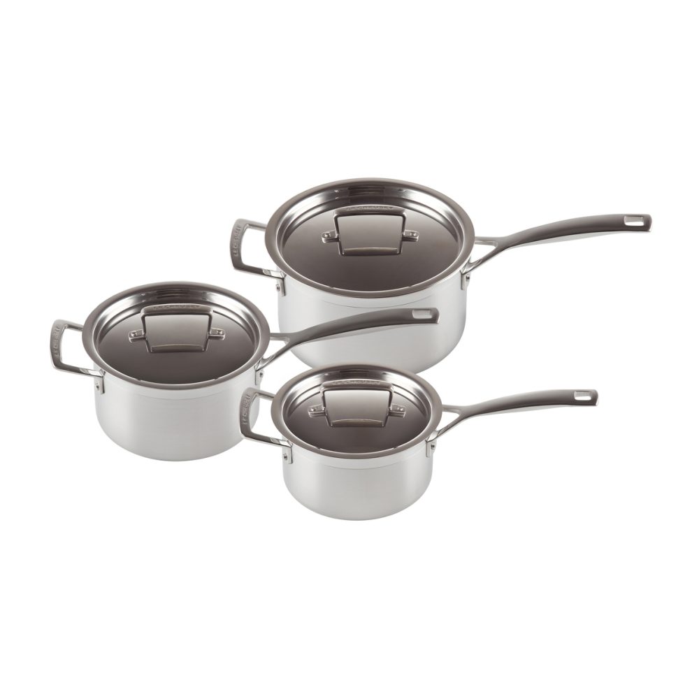 Le Creuset 3-Ply grytset, 3 delar