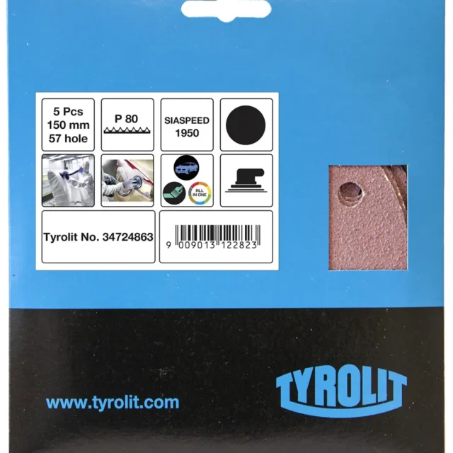 Tyrolit SIASPEED 1950 Kardborrerondell 150 mm K180