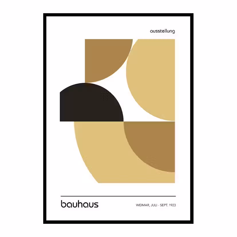 Poster Gallerix Bauhaus No13 Storlek: 30x40 cm
