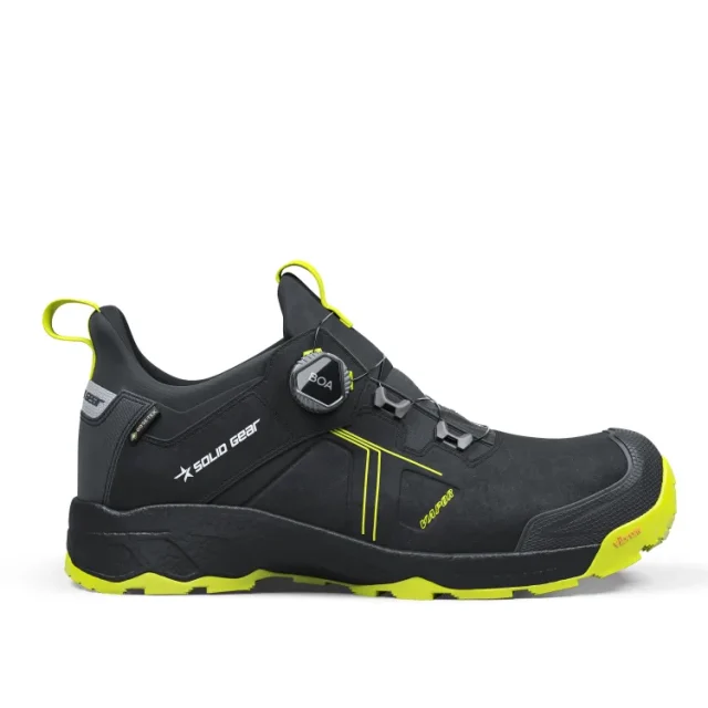 Solid Gear VAPOR 3 Skyddssko svart/grön 38