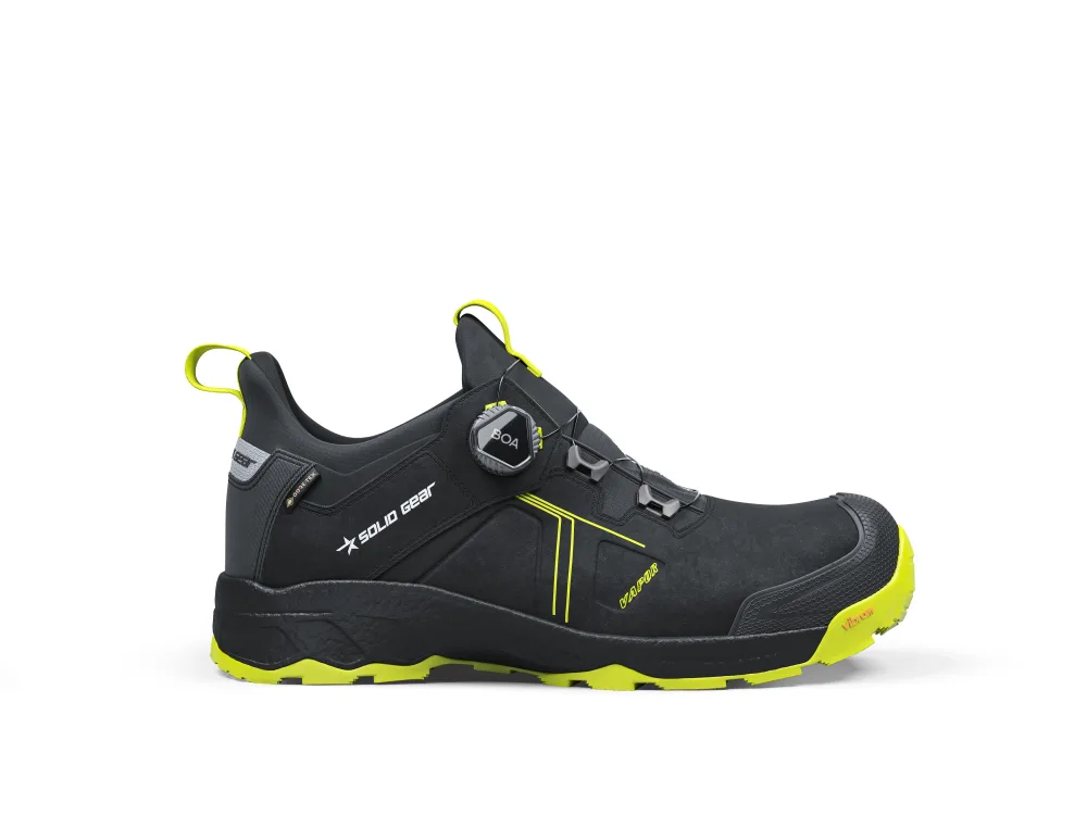 Solid Gear VAPOR 3 Skyddssko svart/grön 38