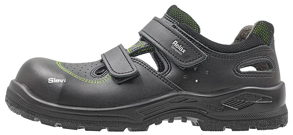 Sievi Relax CT ESD S1PL Skyddssandal Svart, Storlek 37 37