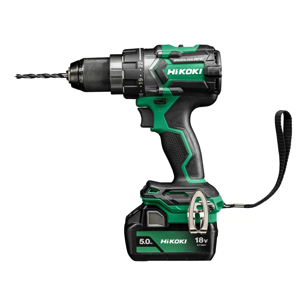 Kjøp HiKOKI Bore-skruetrekkere 18V, DS18DC, inkl. 2x5,0 Ah batterier & lader