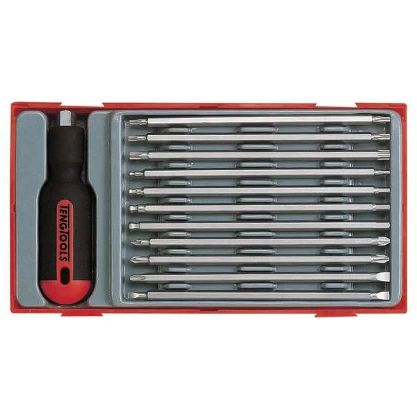 Teng Tools TTMD12D Skruvmejselsats 12 delar