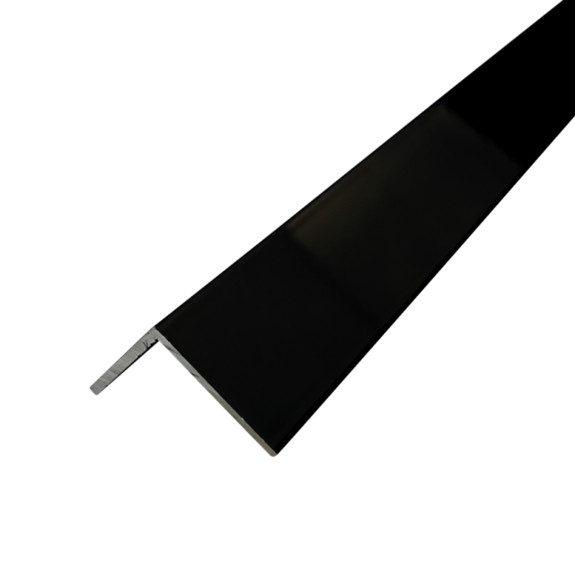 L-LIST D-PROFILE ALUMINIUM SVART, 30X30X2MM 1M