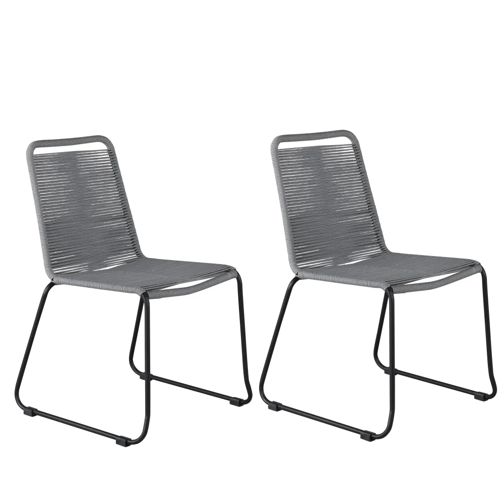 Venture Home Lindos 9323-022 Matstol 2-pack Svart - Bild 2