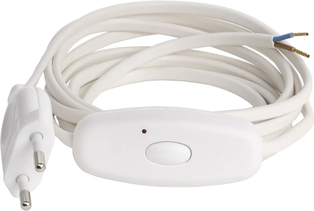 Gelia 4093236072 Lampsladd med dimmer, 10-150 W, 2,5 m