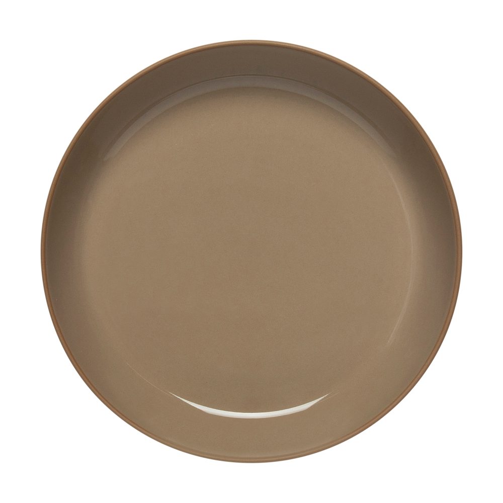 Oiva tallrik 20,5 cm, Brun