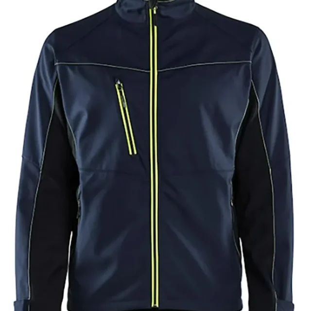 Blåkläder 4950251686334XL Softshelljacka marinblå/gul 4XL