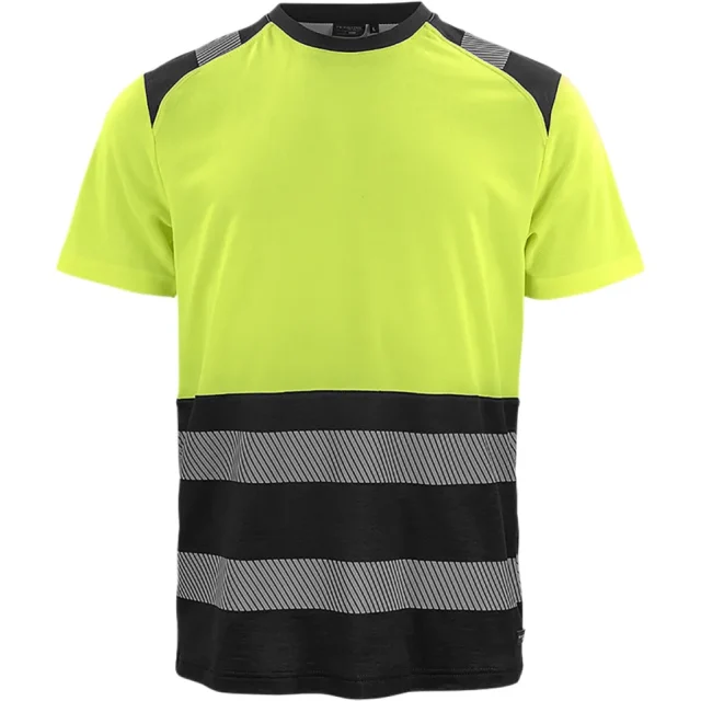 Texstar TS22 T-shirt gul/svart, klass 1 M