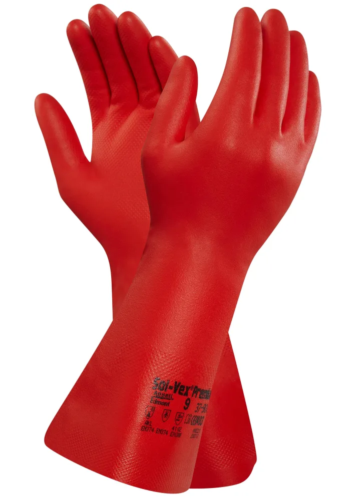 Ansell Solvex Premium 37-900 Handske Kemskydd, Nitril 9