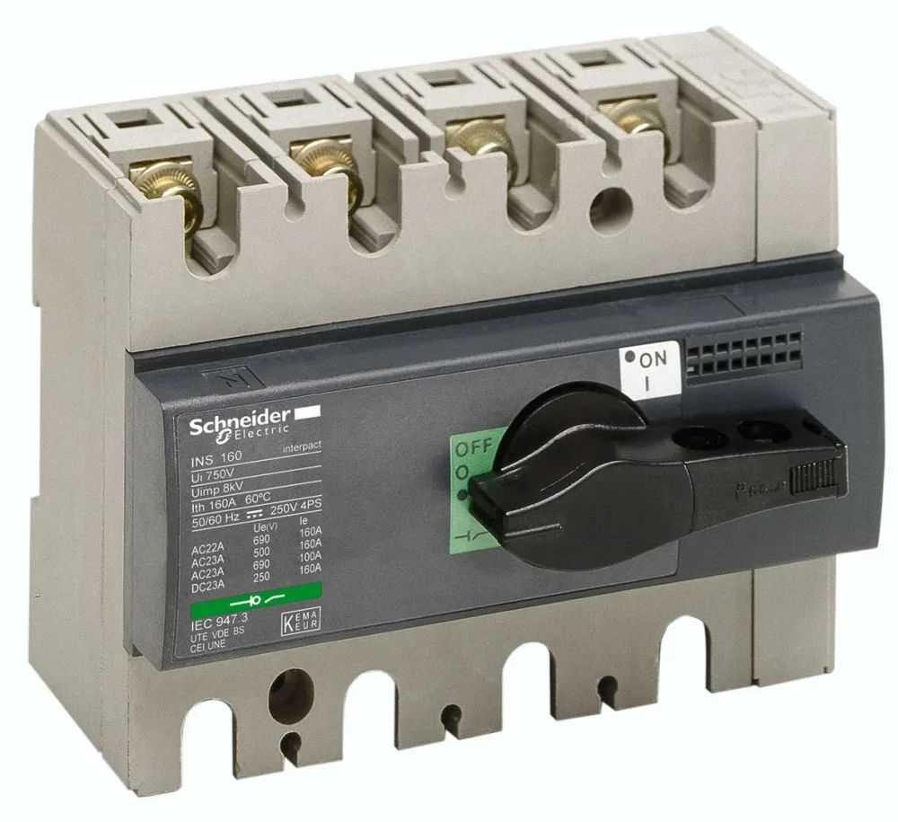 Schneider Electric 28910 Lastfrånskiljare 0-690 V 125 A, 3 poler