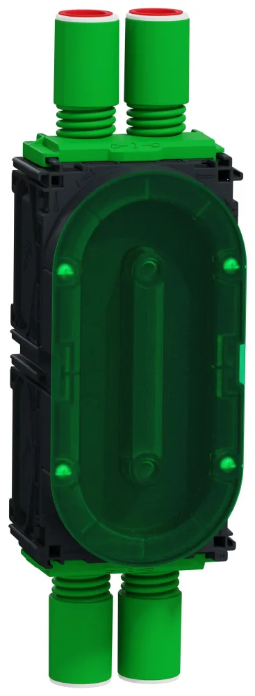 Schneider Electric IMT80265 Apparatdosa 13 mm, 4-stuts För dubbel apparatdosa - Bild 2