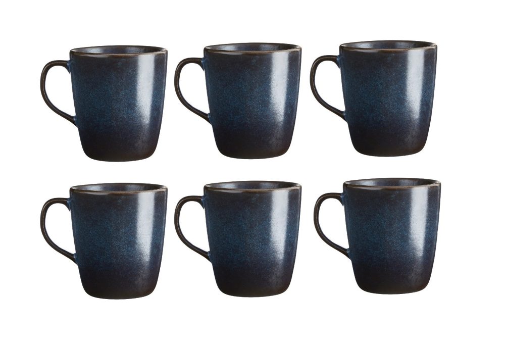 Raw mugg med öra 30 cl 6-pack, Blue