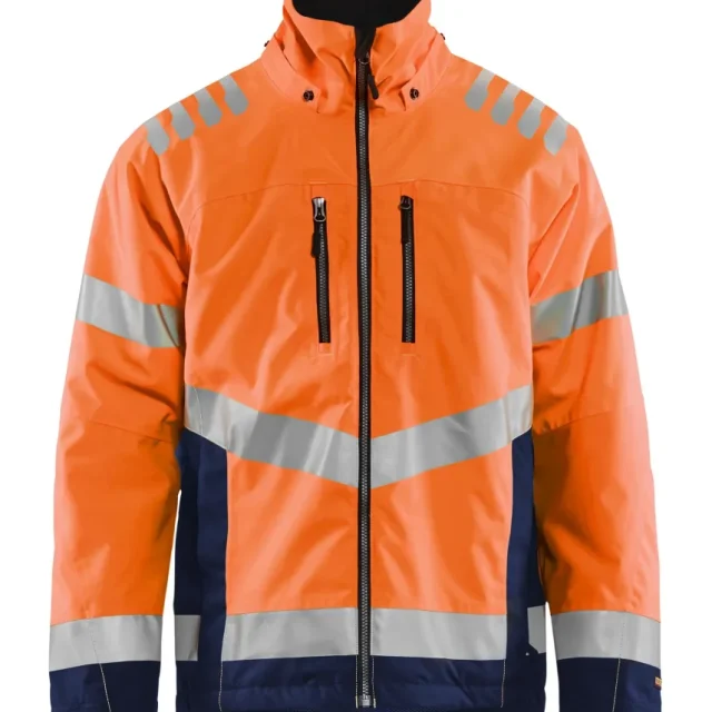 Blåkläder 478019775389M Vinterjacka varsel, orange/marinblå M
