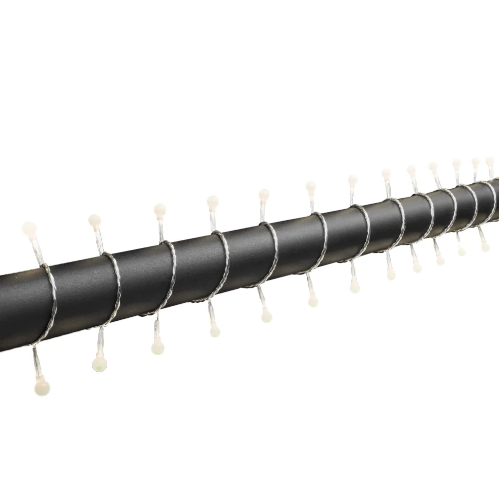 Konstsmide 3691-203 Ljusslinga cherry, transparent kabel, 6.32 m Vita