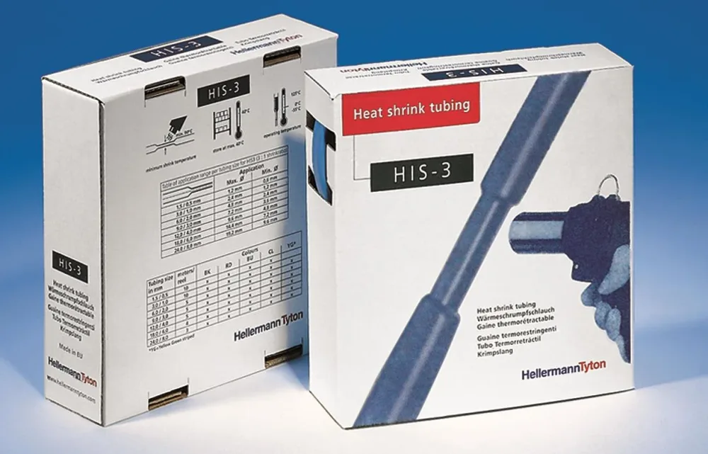 Hellermann Tyton HIS-3 Krympslang 3/1 mm, 10 m Blå