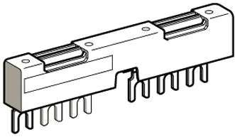 Schneider Electric GV2G454 Överkopplingsskena 4-pol, 54 mm
