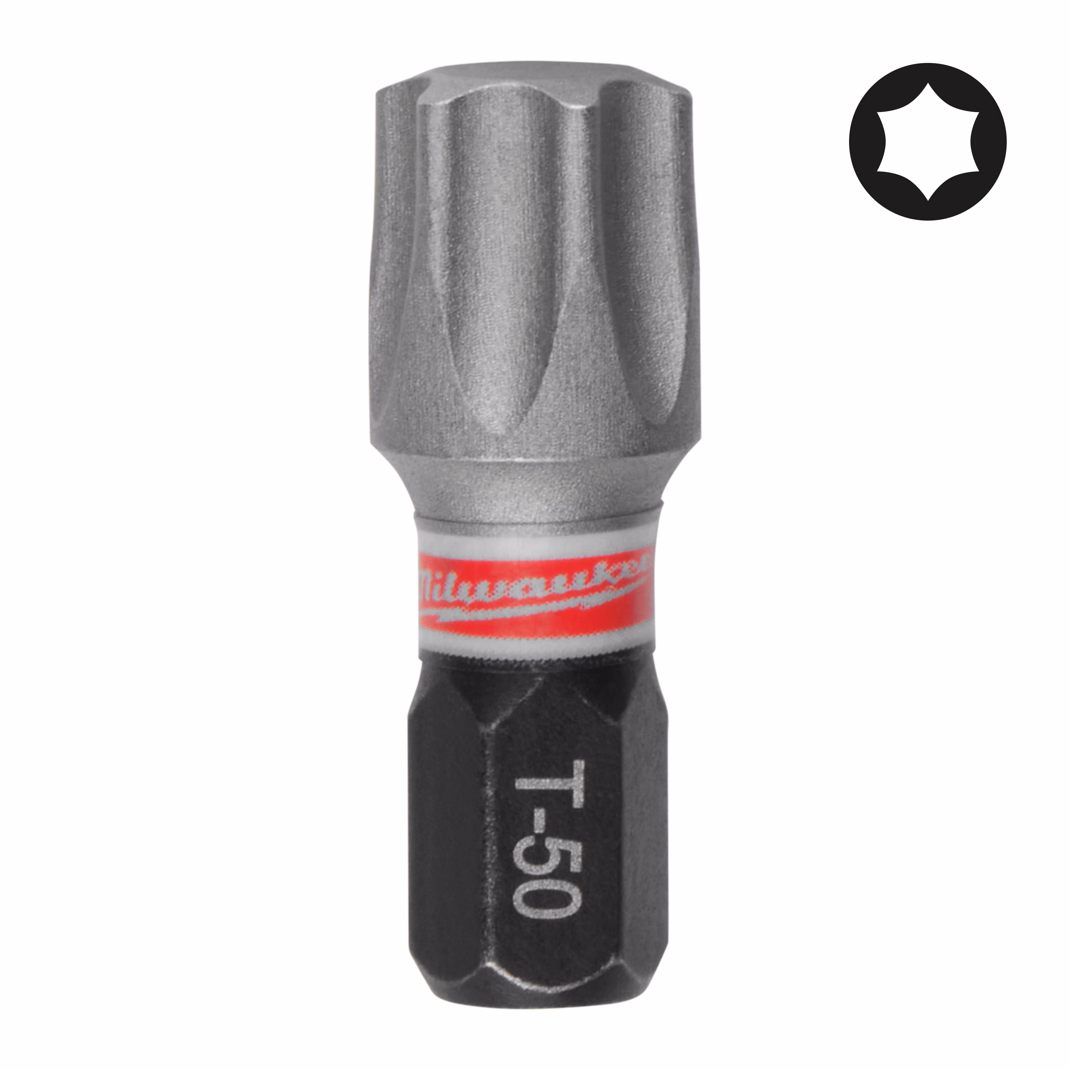 Kjøp Milwaukee Bits Shockwave TX50, 25 mm, 3-pakning
