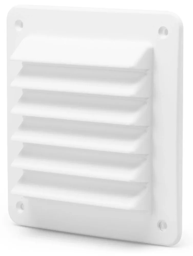 Klimatfabriken 55033 Ytterväggsgaller 150x150 mm, PP Röd