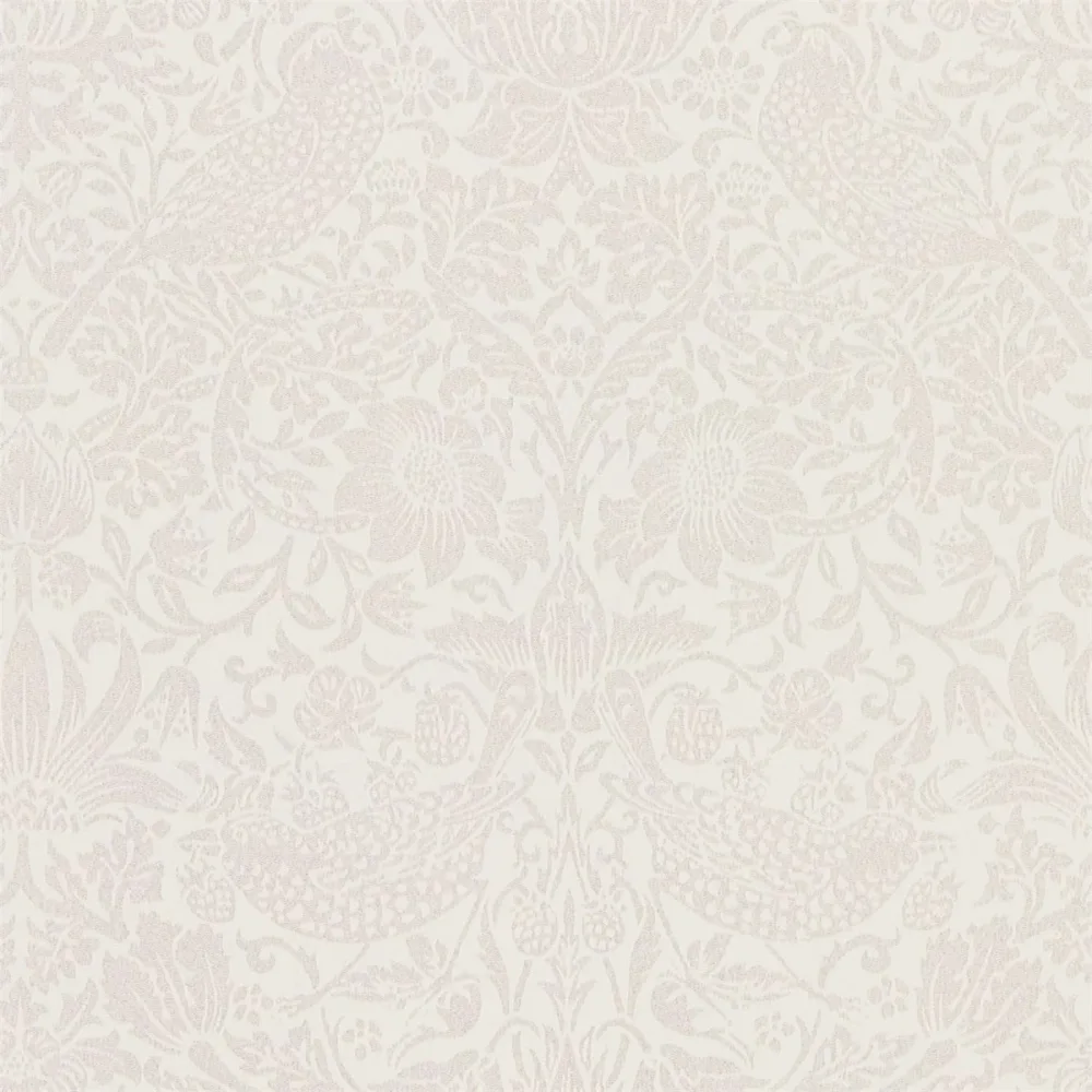 Pure Strawberry Thief Oyster/chalk Dmpu216021 Beige Tapet | Stuvbutiken