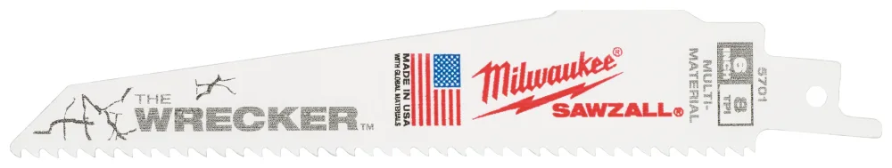 Milwaukee WRECKER Tigersågblad 7/11T, 5-pack 150 mm