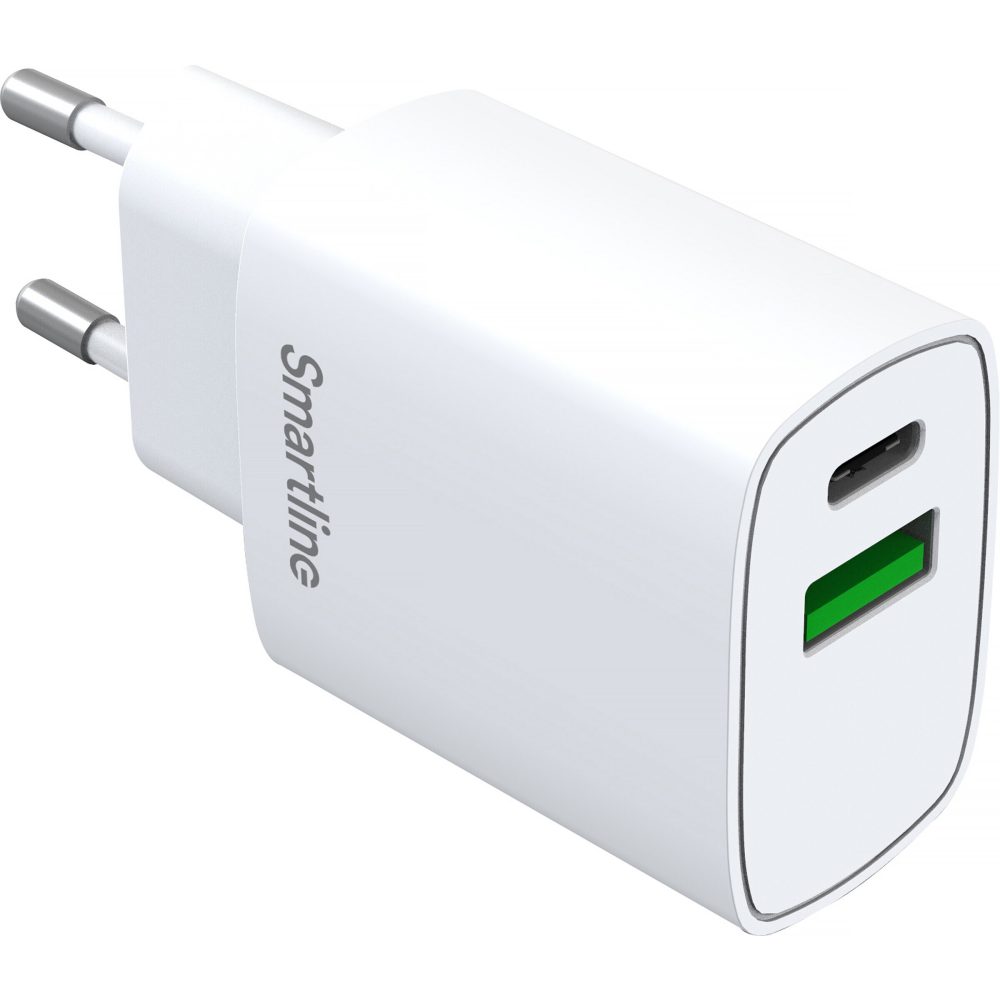 Kjøp Vegglader USB-C & A, 20W