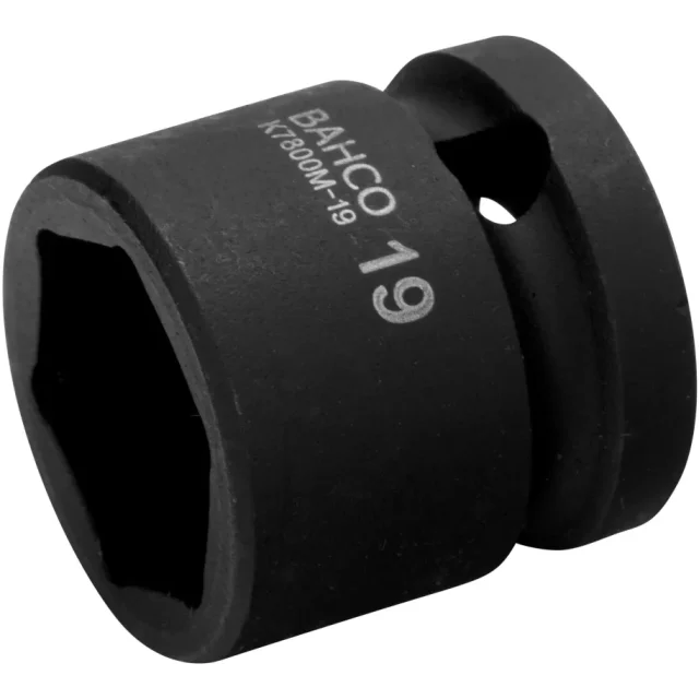 Bahco K7800M-17 Krafthylsa 1/2", extra kort 17 mm