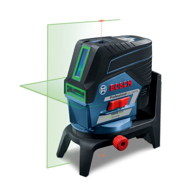 KOMBILASER BOSCH GRÖN GCL 2-50 SOLO L-BOXX