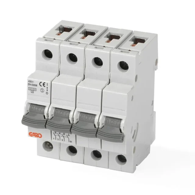 Garo MCB GS C450 Dvärgbrytare 4-polig, 10kA, C-karakteristik 50A
